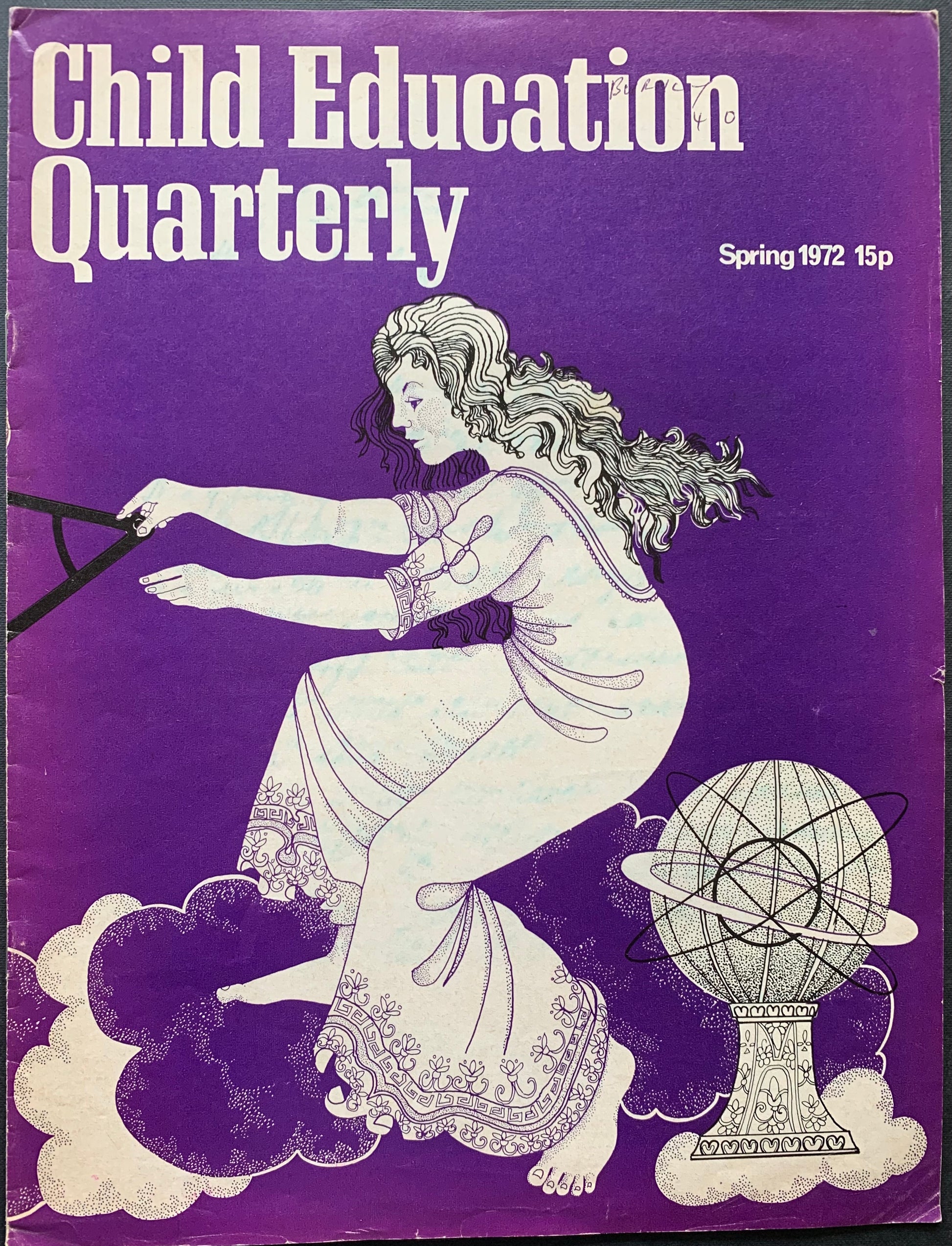 Haggerty Vana CHILD EDUCATION QUARTERLY 1972 Space SCIENCE Night Sky - transpontinebooks