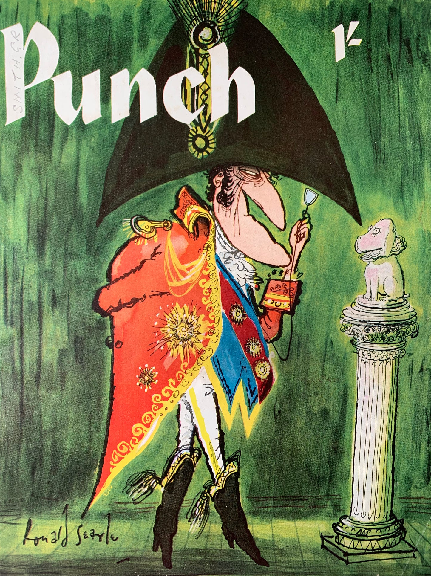 Ronald Searle PUNCH MAGAZINE January 3 1962 ART CARTOONS - transpontinebooks