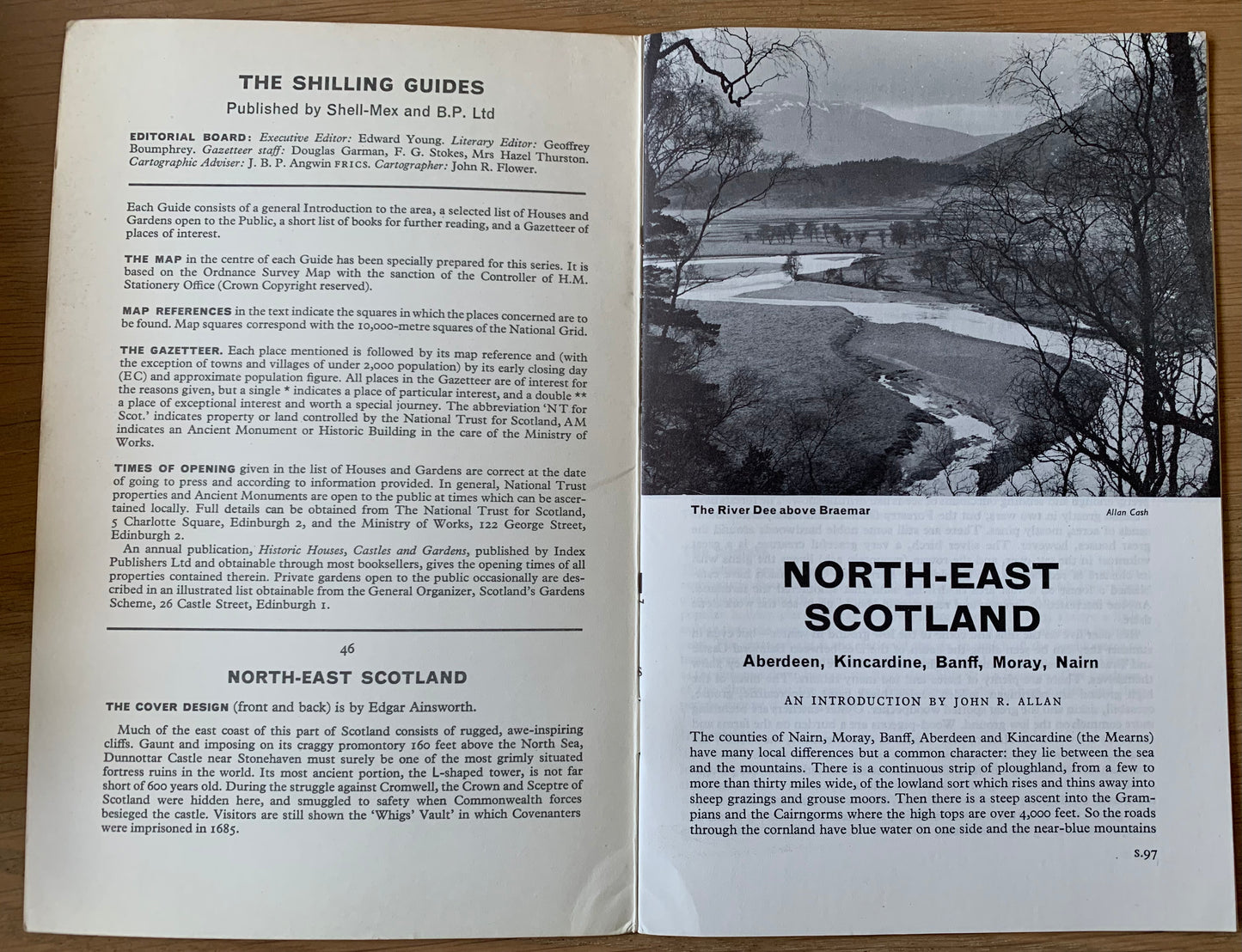 Edgar Ainsworth NORTH EAST SCOTLAND SHILLING GUIDE 1963 - transpontinebooks