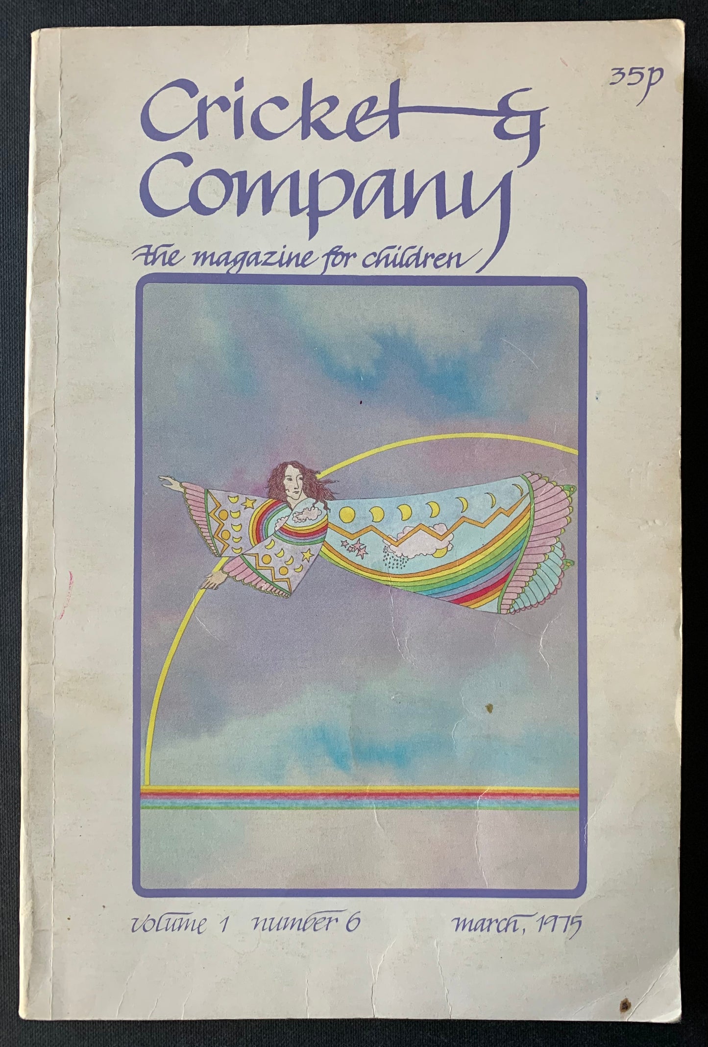 Jenni Oliver CRICKET & COMPANY MAGAZINE March 1975 Isaac Asimov Erico Arno - transpontinebooks