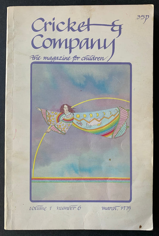 Jenni Oliver CRICKET & COMPANY MAGAZINE March 1975 Isaac Asimov Erico Arno - transpontinebooks