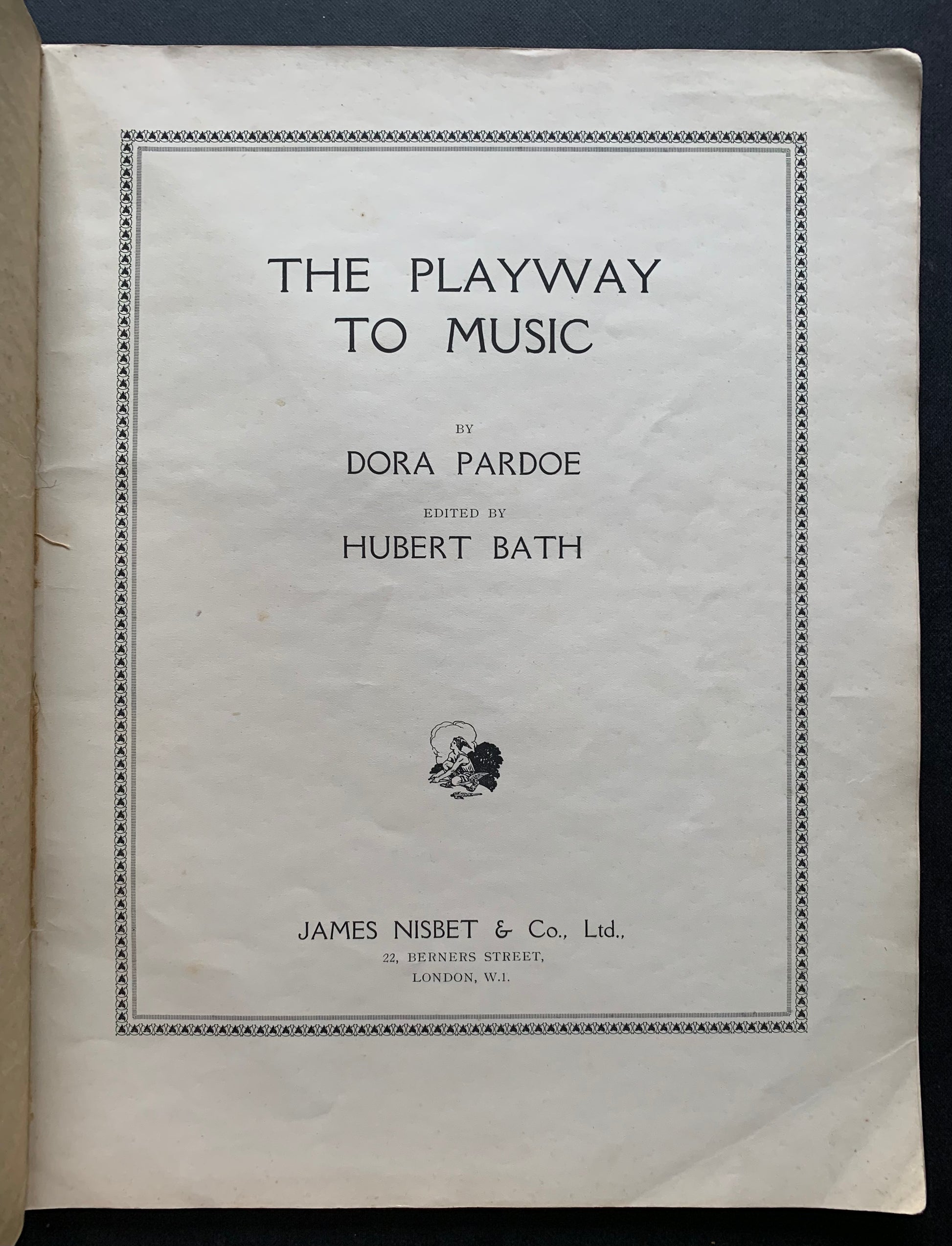 Marcia Lane Foster THE PLAYWAY TO MUSIC Nisbet SONG BOOK - transpontinebooks