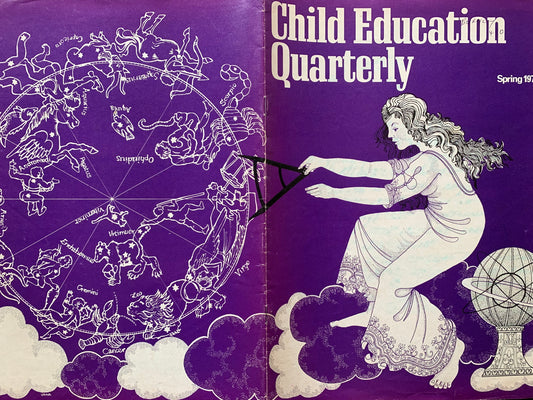 Haggerty Vana CHILD EDUCATION QUARTERLY 1972 Space SCIENCE Night Sky - transpontinebooks