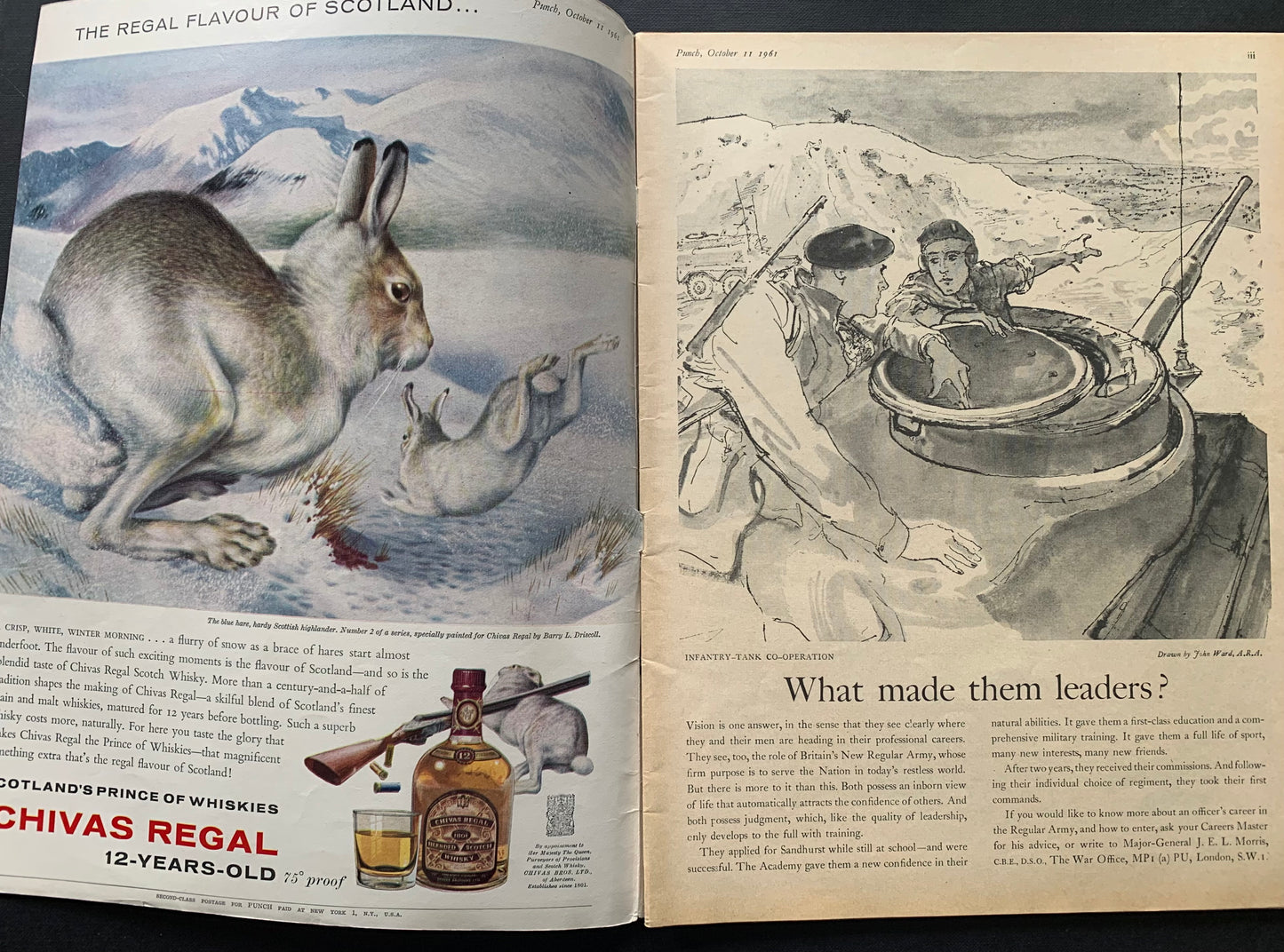 Searle Ronald PUNCH MAGAZINE October 11 1961 Guinness Advert - transpontinebooks