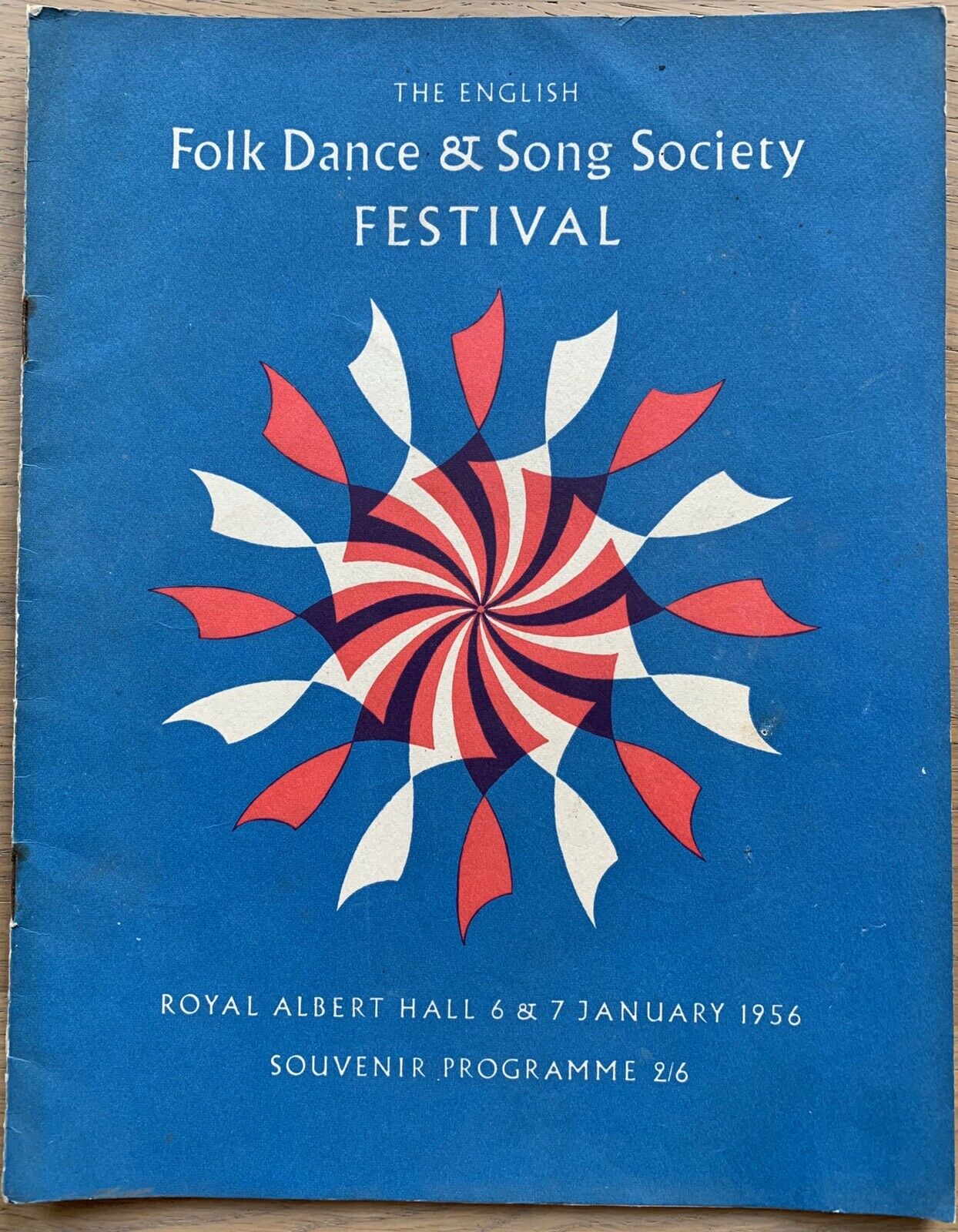 ENGLISH FOLK DANCE FESTIVAL1956 Design Research Unit PROGRAMME Chris Timings - transpontinebooks