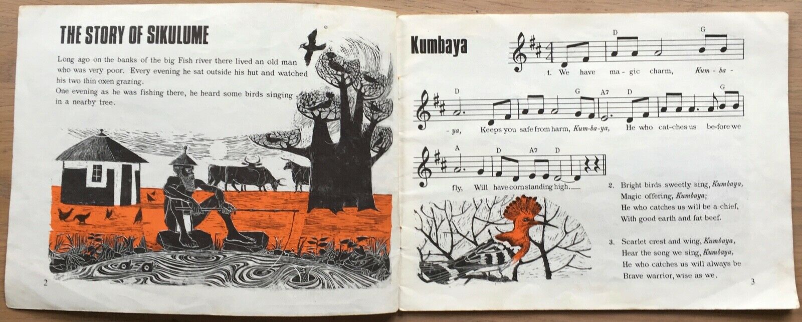 Galsworthy Gay TIME AND TUNE 1967 BBC Song Book CHILDREN'S MUSIC African Legend - transpontinebooks