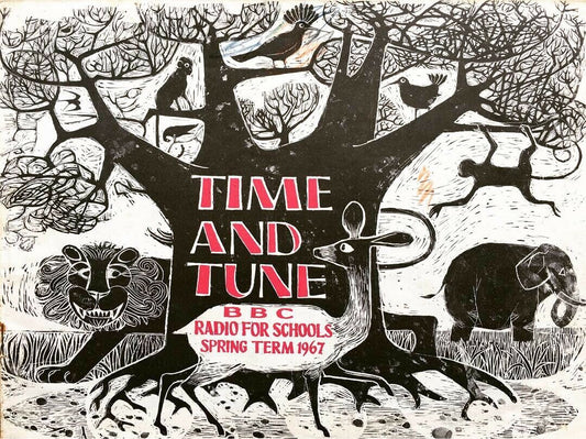 Galsworthy Gay TIME AND TUNE 1967 BBC Song Book CHILDREN'S MUSIC African Legend - transpontinebooks